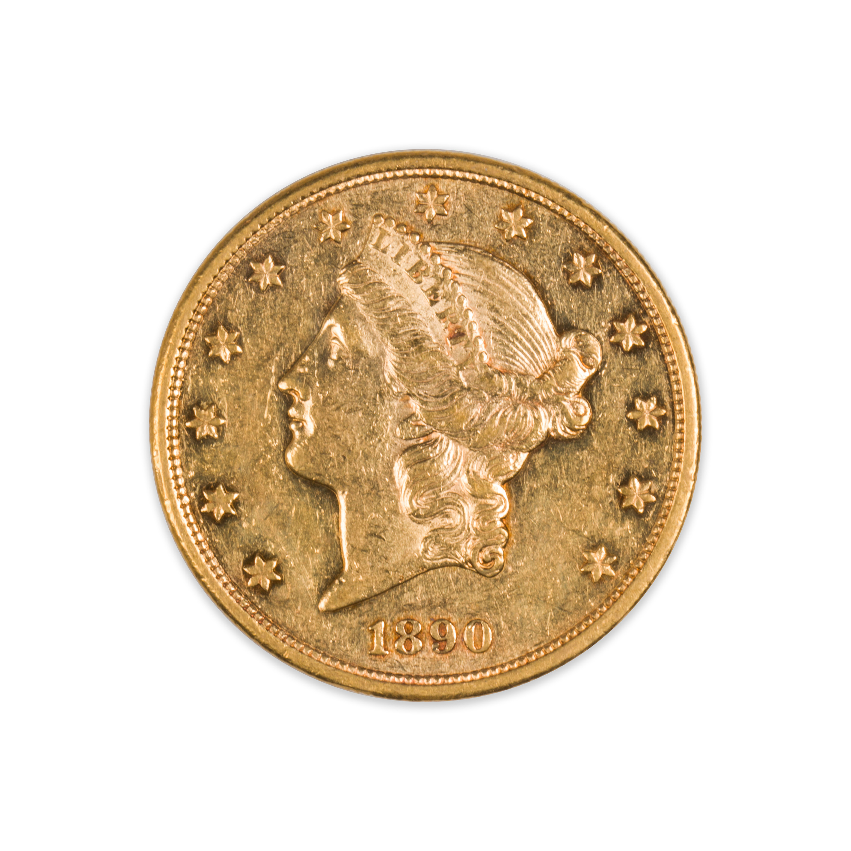 1890S $20 GOLD LIBERTY DOUBLE EAGLE