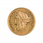 1890S $20 GOLD LIBERTY DOUBLE