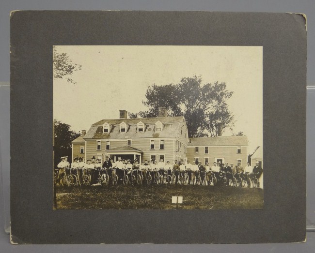 1890's photo of Wheelmen gathering.