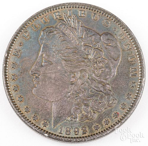 1892 MORGAN SILVER DOLLAR1892