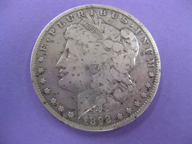 1892-S U.S. Morgan Silver Dollar