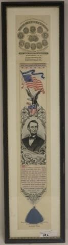 1893 SILK BOOKMARK FROM THE