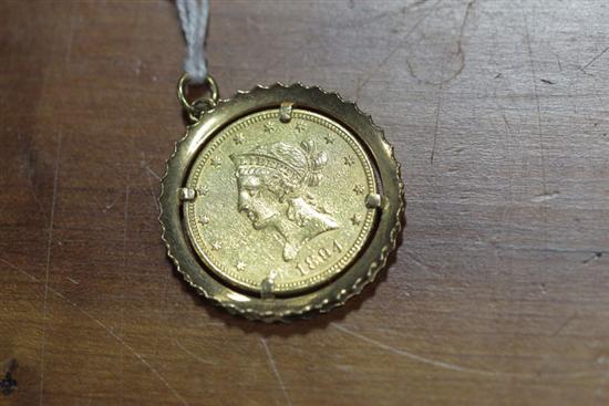 1894 GOLD COIN. Ten dollar gold