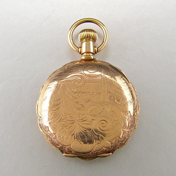 1895 ELGIN SCALLOPED HUNT CASE