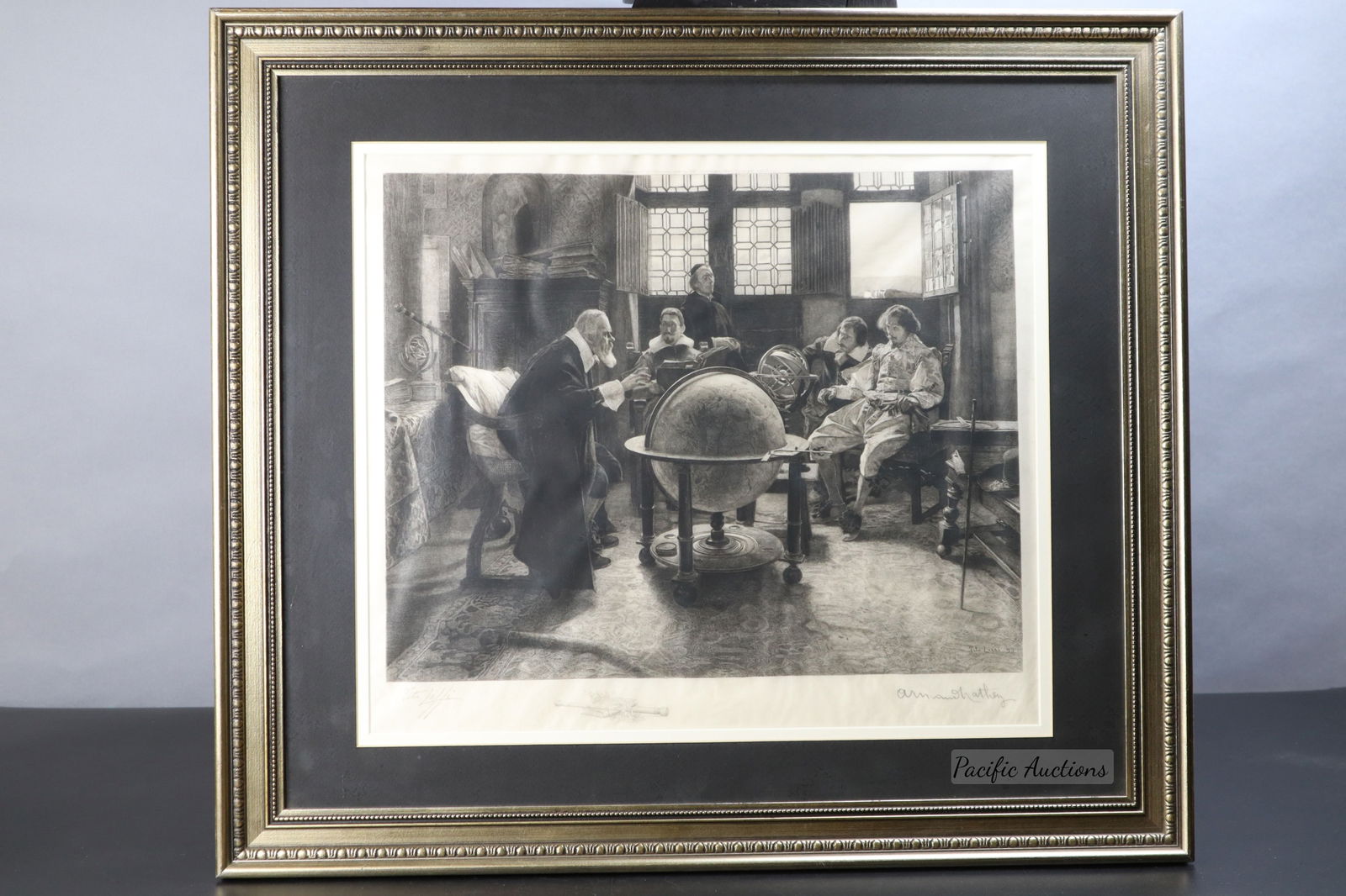 1895 ETCHING SIGNED BY THE ARTIST