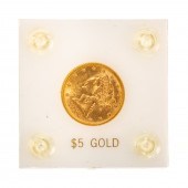 1896 $5 LIBERTY GOLD HALF EAGL