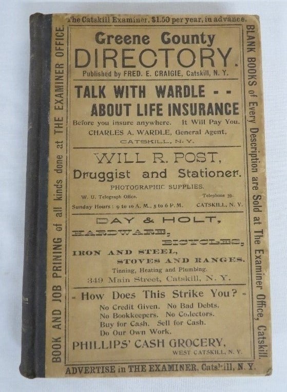 1896 GREENE COUNTY, NY DIRECTORY