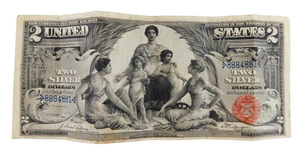 1896 SILVER CERTIFICATE.