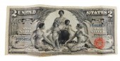 1896 SILVER CERTIFICATE. EDUCA