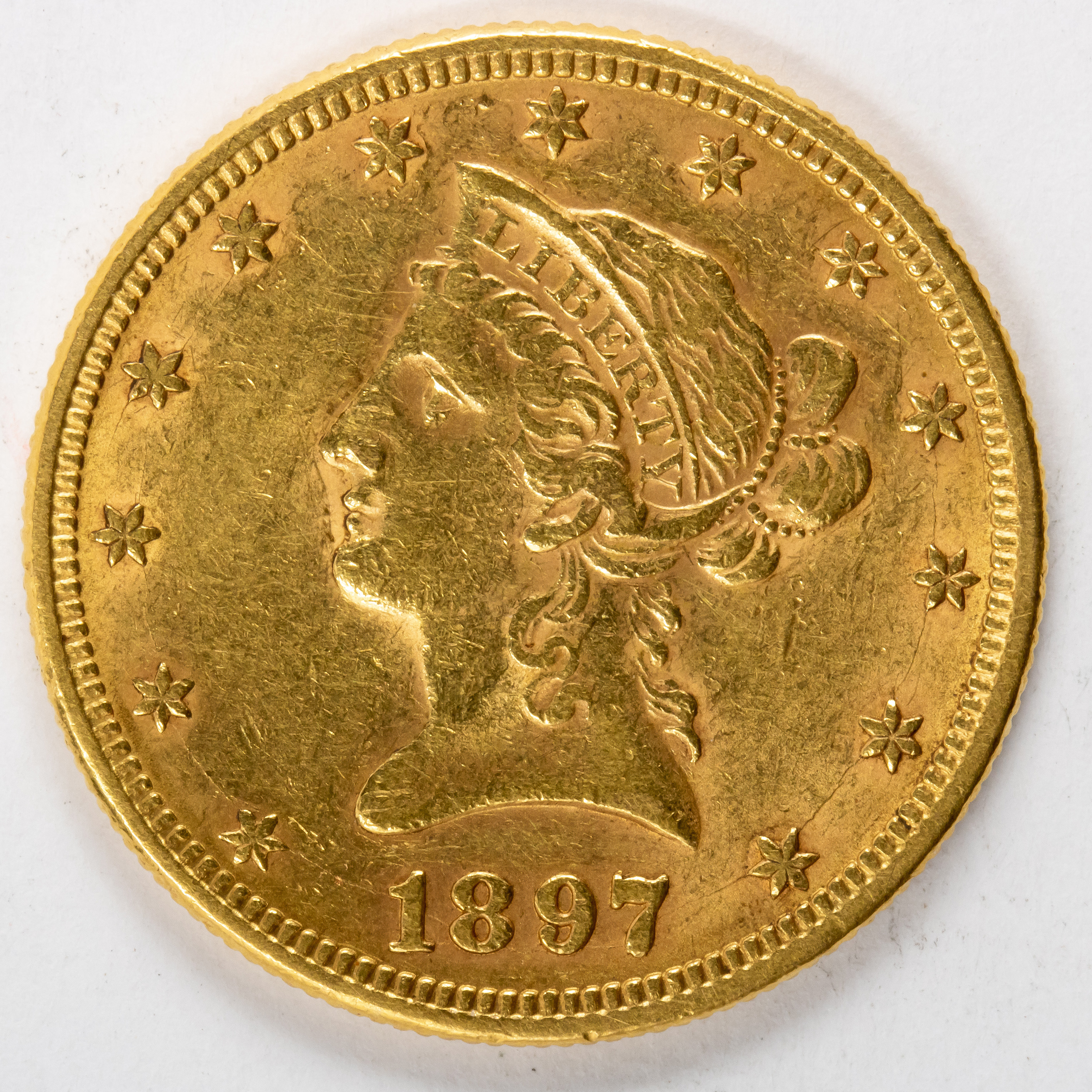 1897 $10 LIBERTY HEAD GOLD EAGLE
