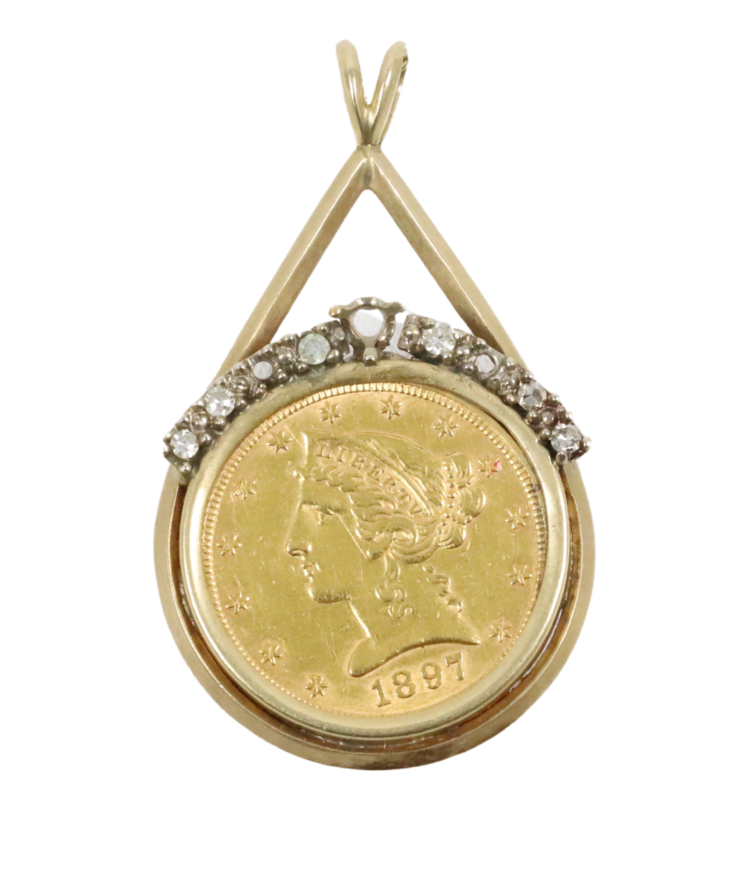 1897 MS65 $5 LIBERTY HEAD COIN