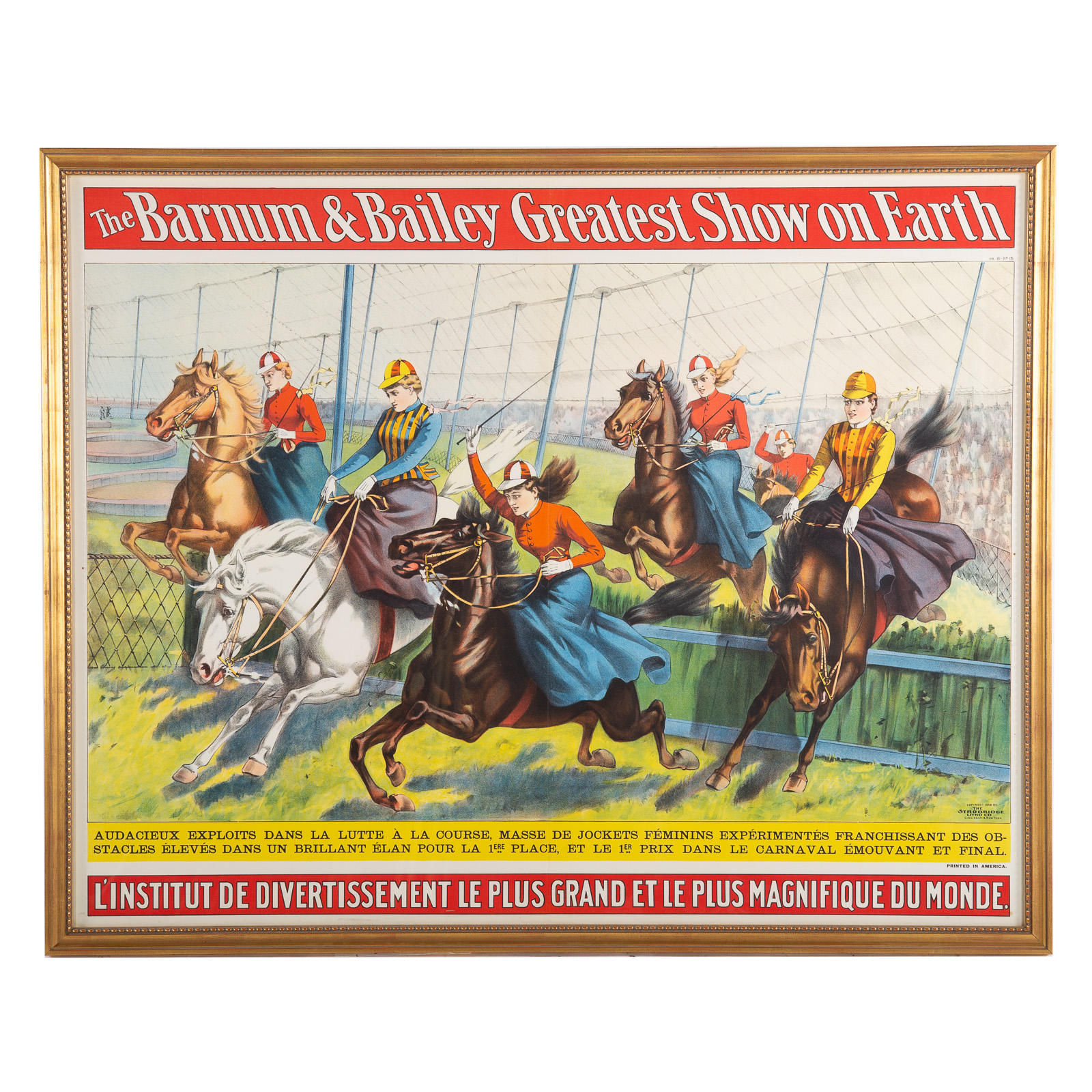 1898 BARNUM & BAILEY LITHOGRAPH