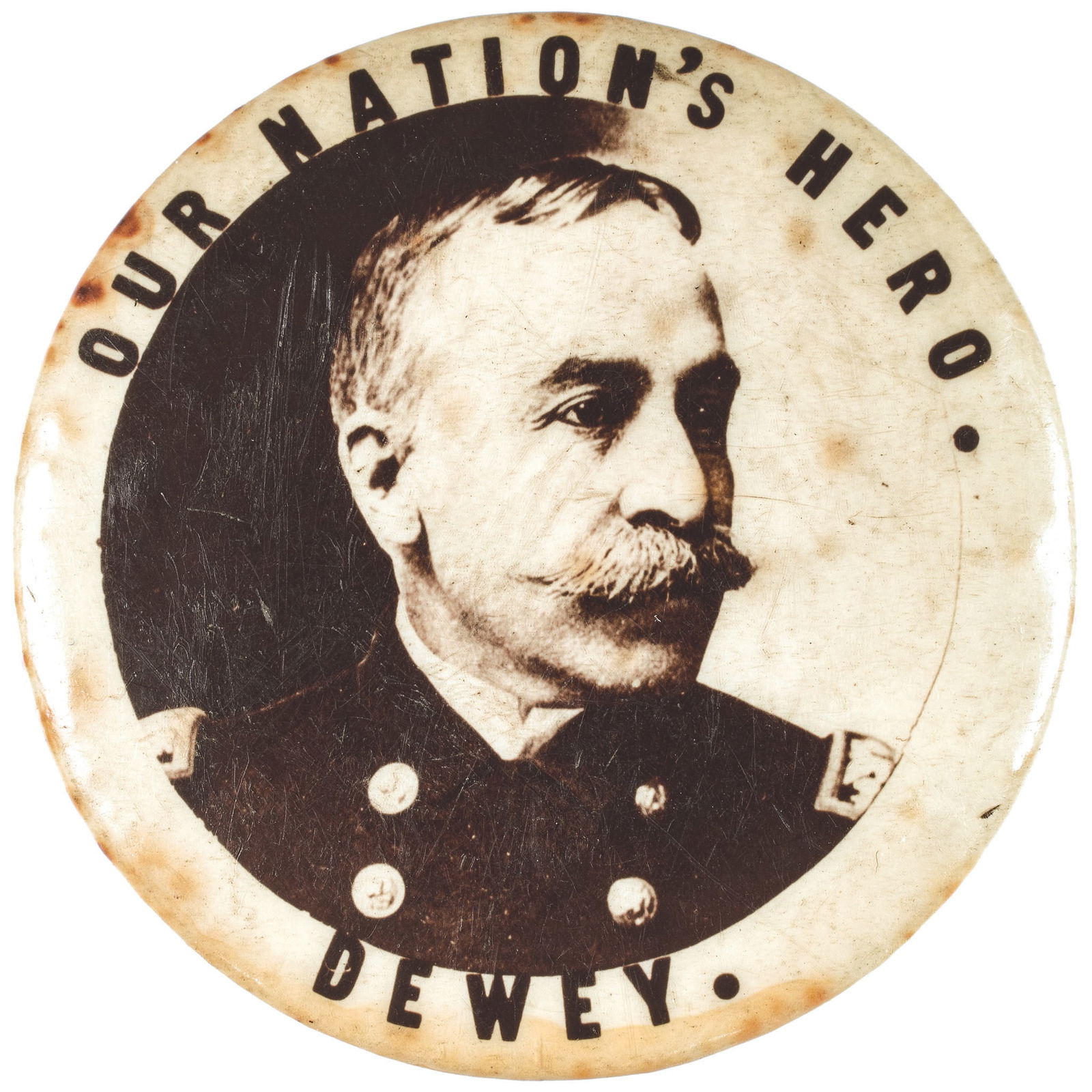 1898 CELEBRATORY PINBACK OUR