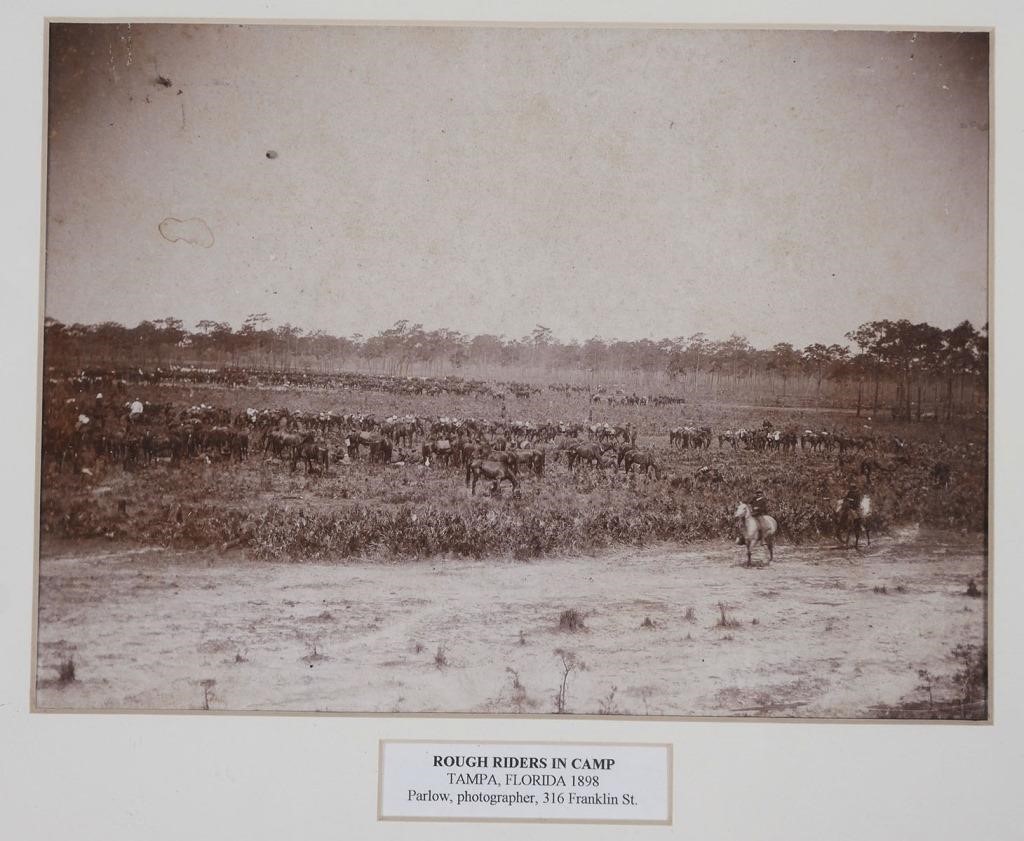 1898 FRAMED PHOTO ROUGH RIDERS