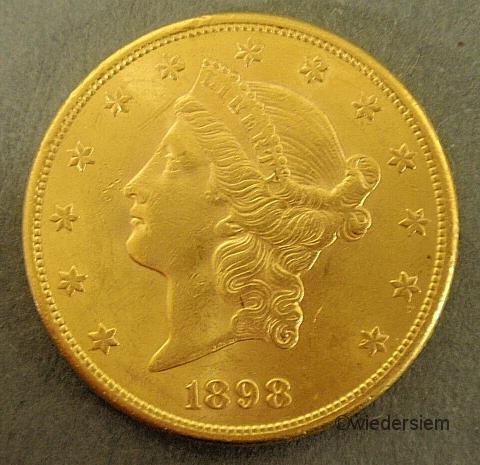 1898-S Liberty Double Eagle