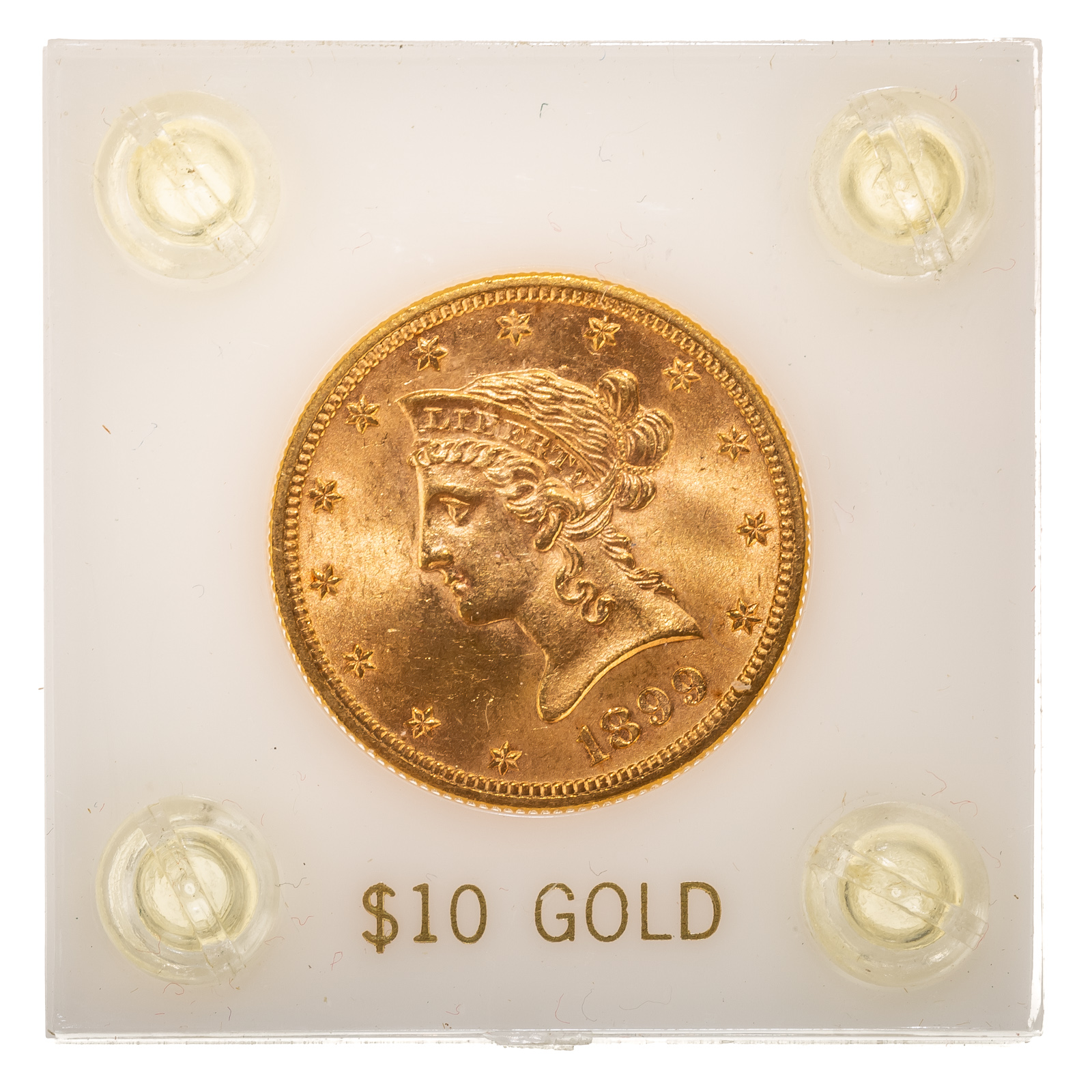 1899 $10 GOLD LIBERTY EAGLE MS63