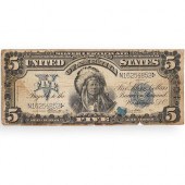 1899 $5 SILVER CERTIFICATE IND