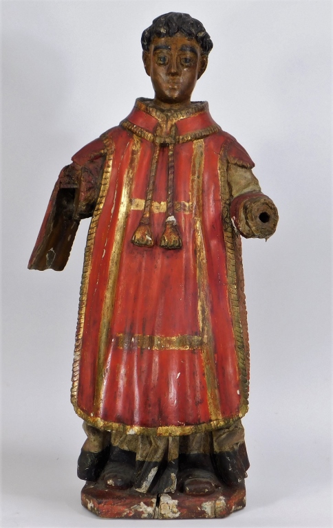 18C CONTINENTAL CARVED WOOD