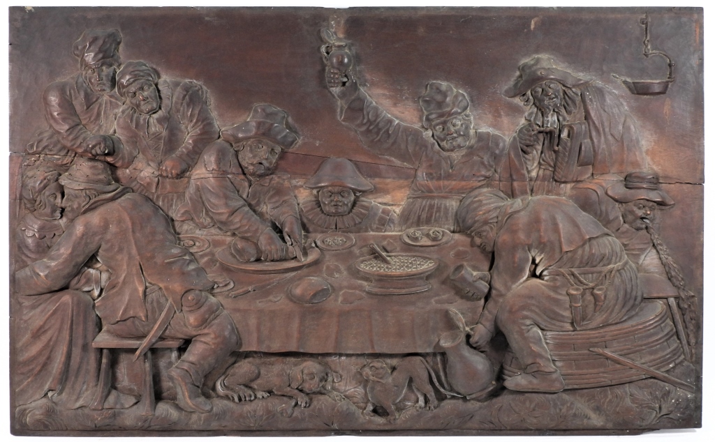 18C CONTINENTAL CARVED WOOD