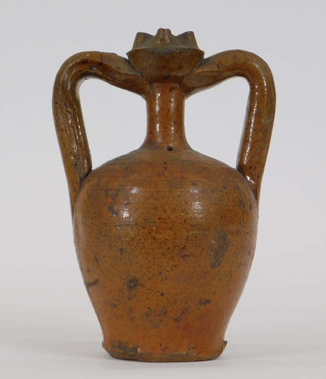 18C CONTINENTAL GLAZED REDWARE