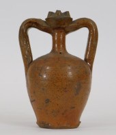 18C CONTINENTAL GLAZED REDWARE