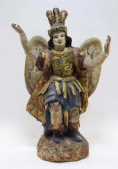 18C. EUROPEAN POLYCHROME WOOD