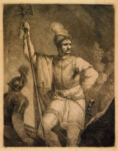 18C EUROPEAN SOLDIER STANDING