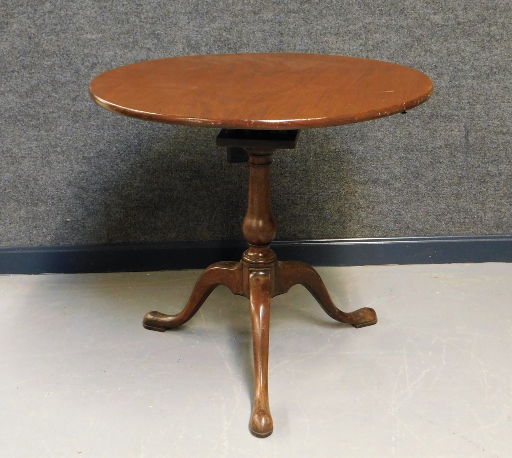 18C MAHOGANY TILT TOP BIRDCAGE