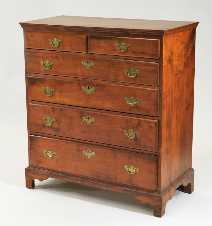 18C NEW ENGLAND CHERRY QUEEN ANNE