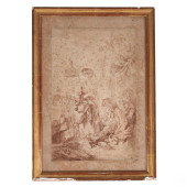 18C SANGUINE DRAWING MANNER OF