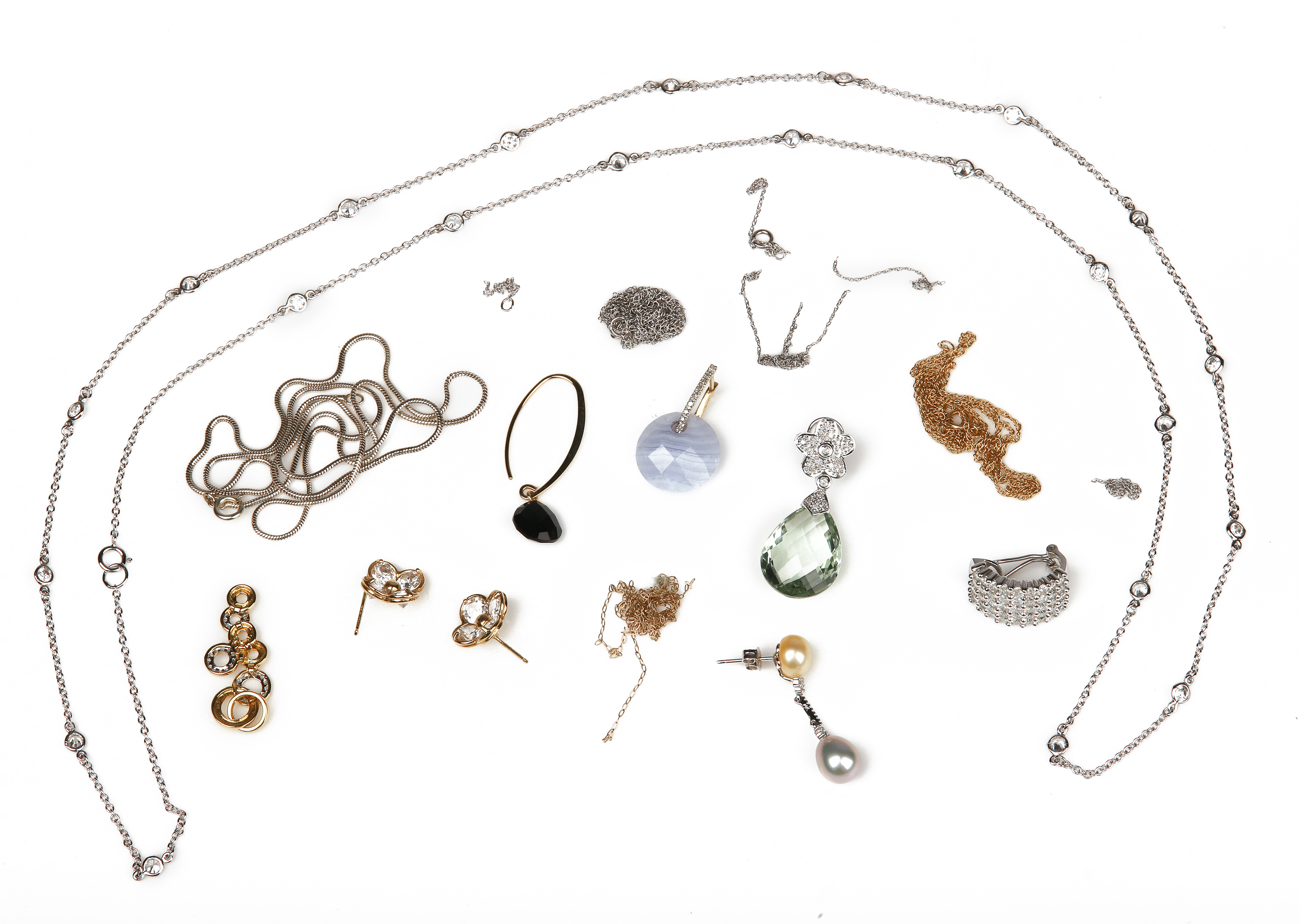 18K, 14K and sterling silver