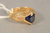 18K - 20K GOLD RING SET WITH B