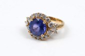 18K 5.99 TANZANITE & DIAMOND R