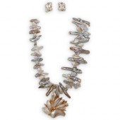 18K BAROQUE PEARL AND DIAMOND
