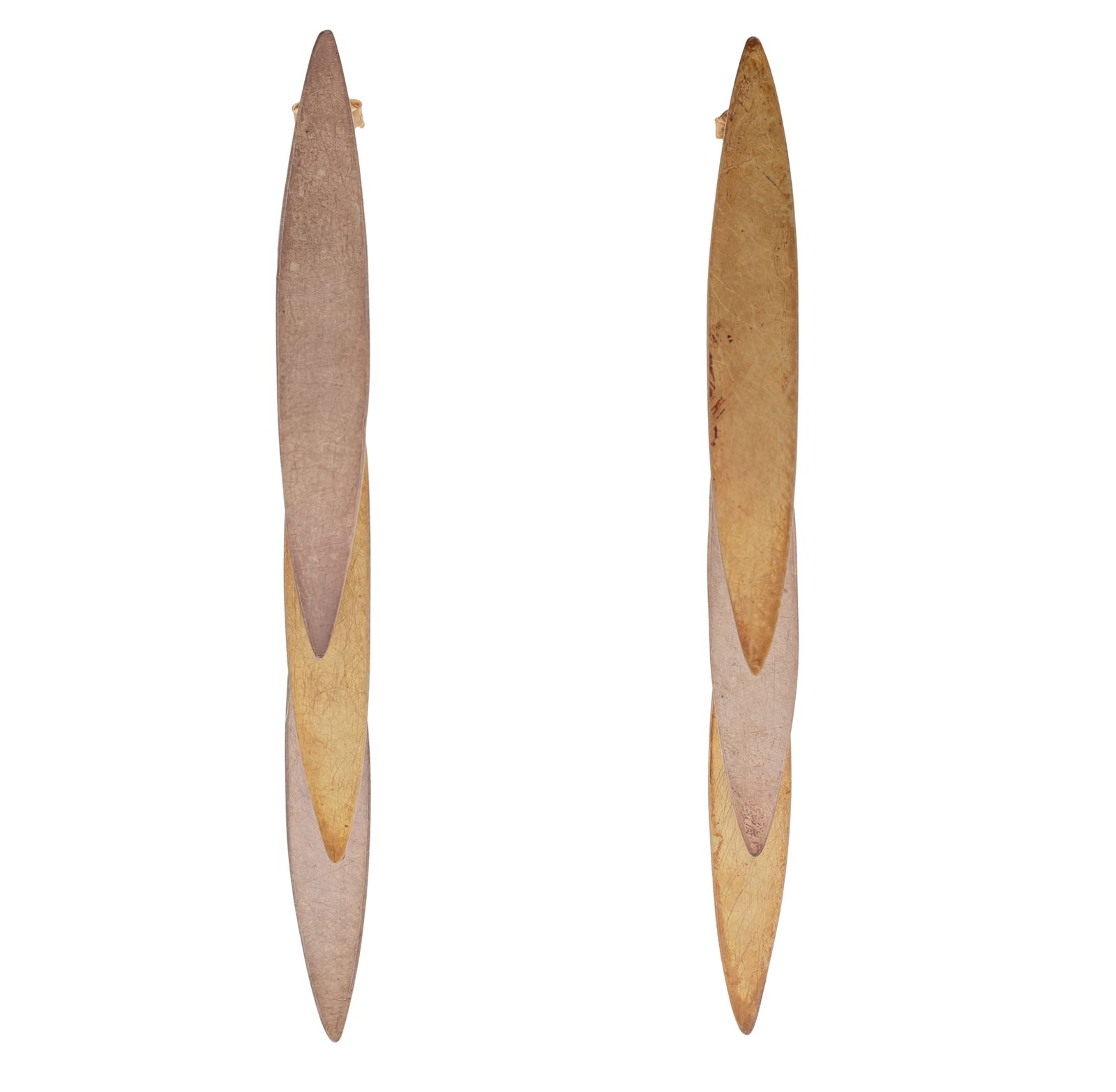 18K BI-METAL, STERLING SILVER