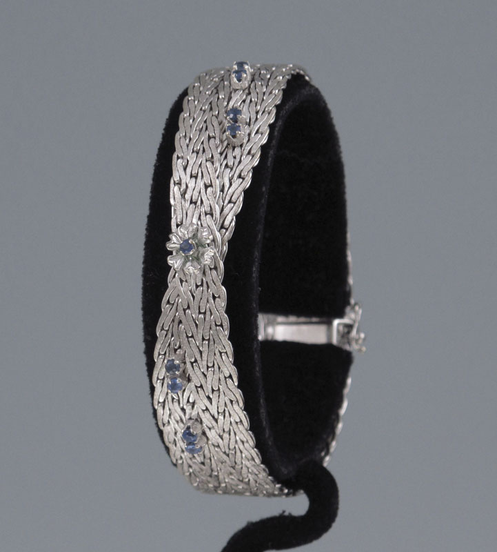 18K BRAIDED MESH BRACELET: 18K
