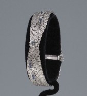 18K BRAIDED MESH BRACELET: 18K