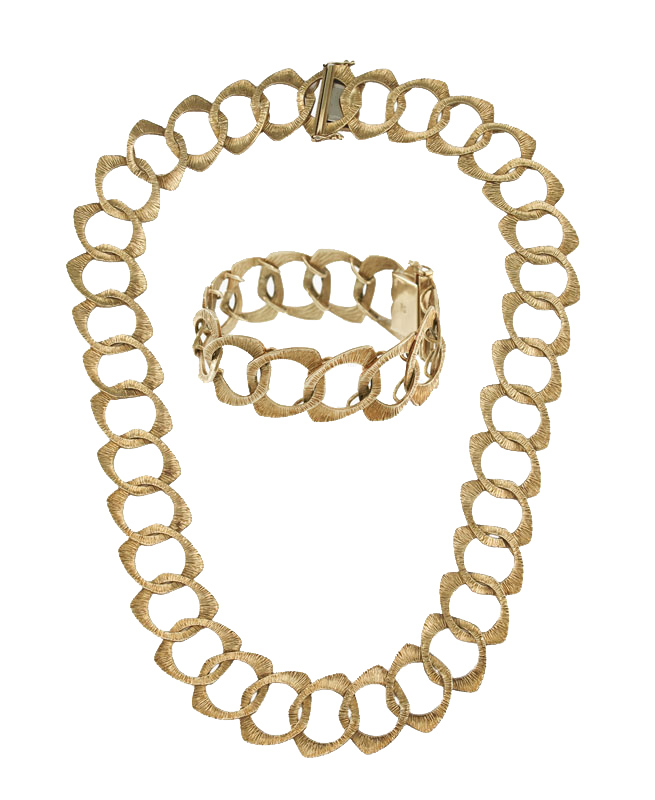 18K CARL BUCHERER NECKLACE AND