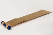 18K CARTIER BOOKMARK: 18K yell