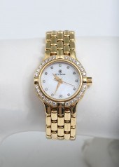 18K CYMA WATCH WITH DIAMOND BE