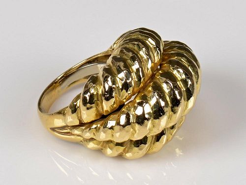 18K DAVID WEBB RING, 31.7