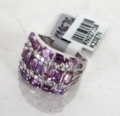 18K DIAMOND AND NO HEAT SAPPHI