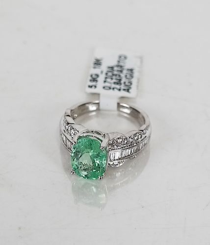 18K DIAMOND AND PARAIBA