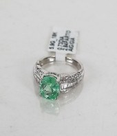 18K DIAMOND AND PARAIBA TOURMA