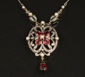 18K DIAMOND AND TOURMALINE PEN