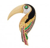18K DIAMOND EMERALD RUBY SAPPH