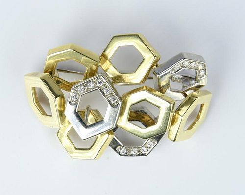 18K DIAMOND ITALIAN FASHION
