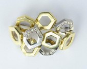18K DIAMOND ITALIAN FASHION PI