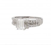 18K DIAMOND UNITY RING;  1.73