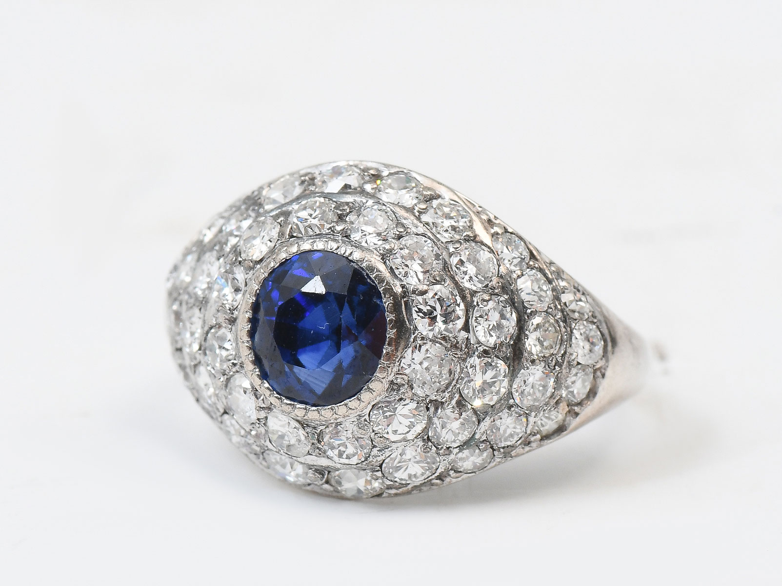 18K EDWARDIAN 2.0 CTW SAPPHIRE &